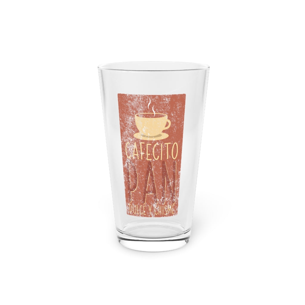 Cafecito 16oz Glass Cup