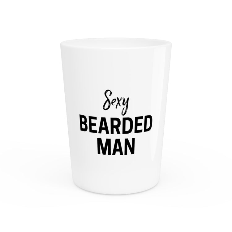 Taken By The Sexy Bearded Man Honeymoon Shirt | Just Married Shirts | Mr And Mrs Shirts | Engagement Shirts | Couple Shirts Shot Glass