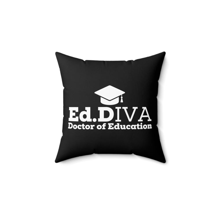 Humorous Licentiate Degree Medical Expert Medicine Physician Technologist t Spun Polyester Square Pillow