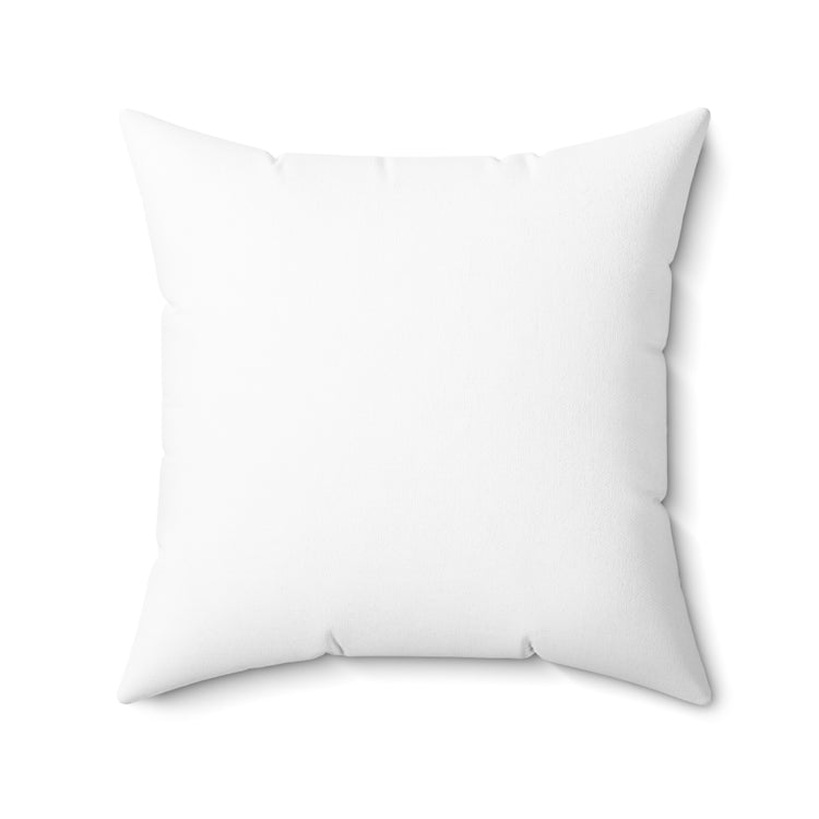 Humorous Fishing Enthusiasts Distressed American Puns Spun Polyester Square Pillow