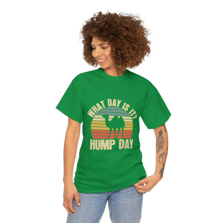 Shirt Funny Vintage Is It Hump Day Week Of Labour Memorable Graphic Nostalgic Classic T-Shirt Unisex Heavy Cotton Tee