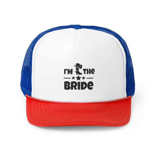 Humorous Countryside Weddings Bachelorettes Bride Engagement Trucker Caps