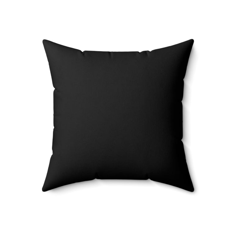 Hilarious Caffeinated Shorter Besties Sarcastic Illustration Spun Polyester Square Pillow