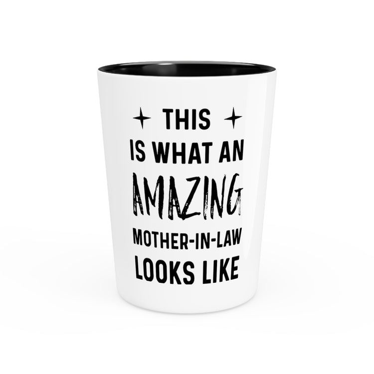 This Is What An Amazing Mother In Law Looks Like | Mother in Law Gift | Bridal Party Shirts | Bridal Shower Gift | Wedding Gift Shot Glass