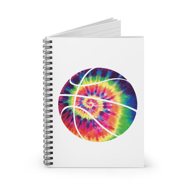 Classic Retro Basket Ball Colorful Spiral Notebook - Ruled Line