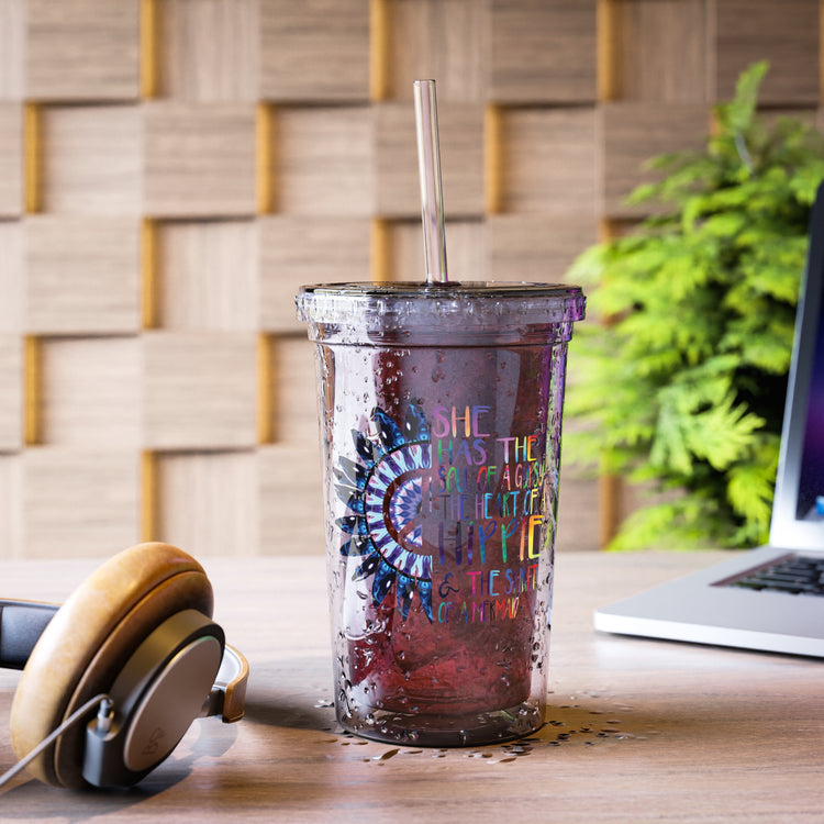 She Has The Soul Of Gypsy Heart Of Hippie Spirit Suave Acrylic Cup