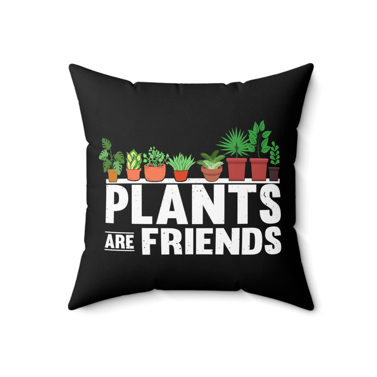 Novelty Horticulture Horticulturing Gardening Gardener Lawn Yard Spun Polyester Square Pillow