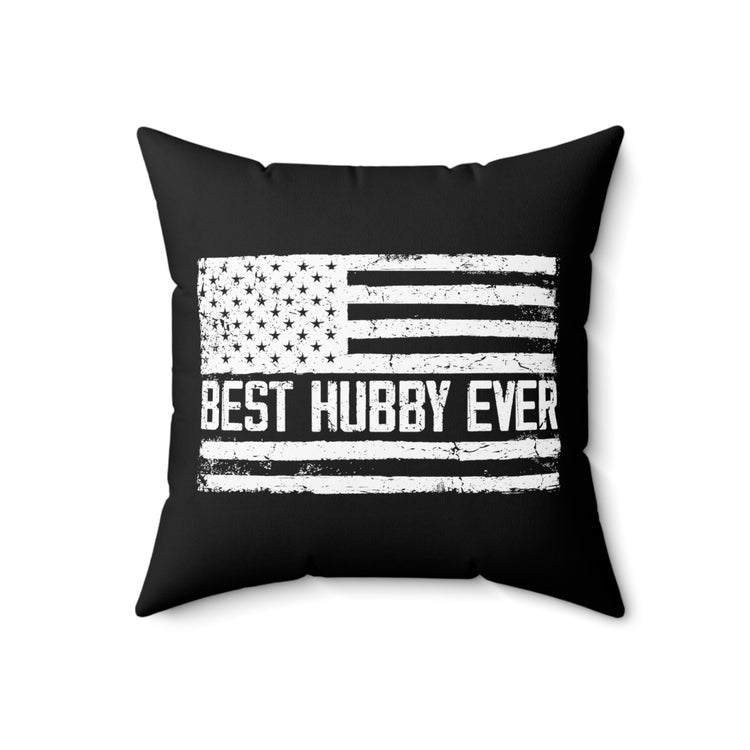 Hilarious Supportive Husband Boyfriend Marriage Couple Boyfriend Spun Polyester Square Pillow