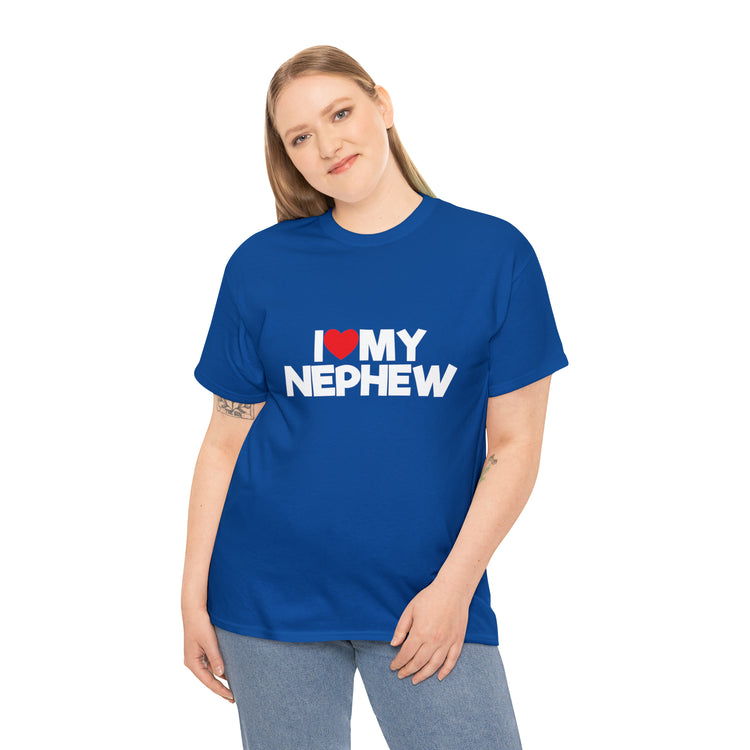 Shirt Funny Loving My Grandnephew Aunts Saying Nephew Meaningful Gift Love Family Pride T-Shirt Unisex Heavy Cotton Tee