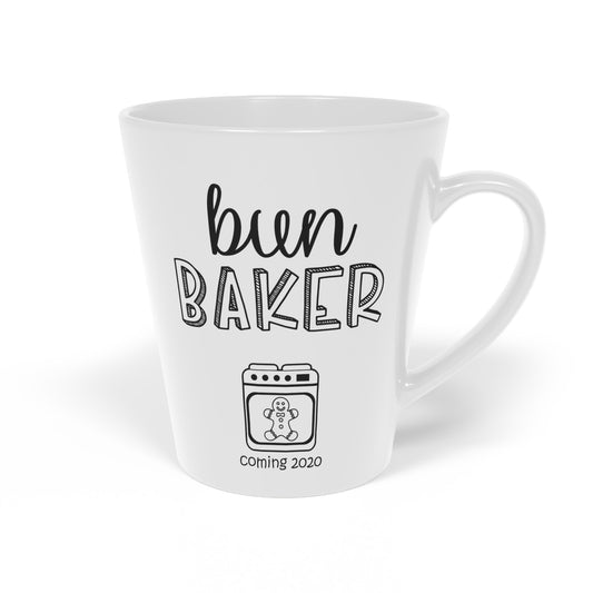 Bun Baker and Bun Maker New Dad and Future Mom Latte Mug, 12oz