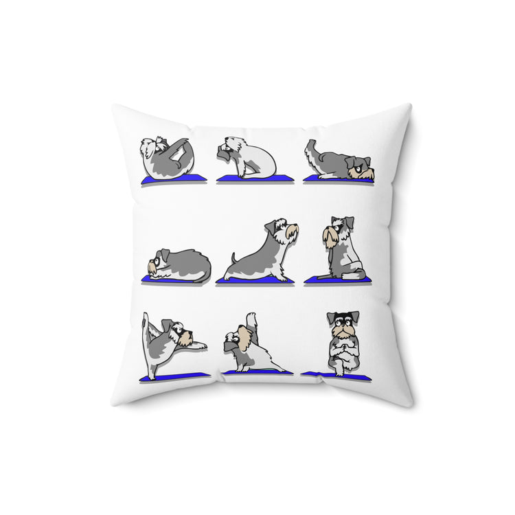 Hilarious Meditating Reflexologist Reflexology Lover Spun Polyester Square Pillow