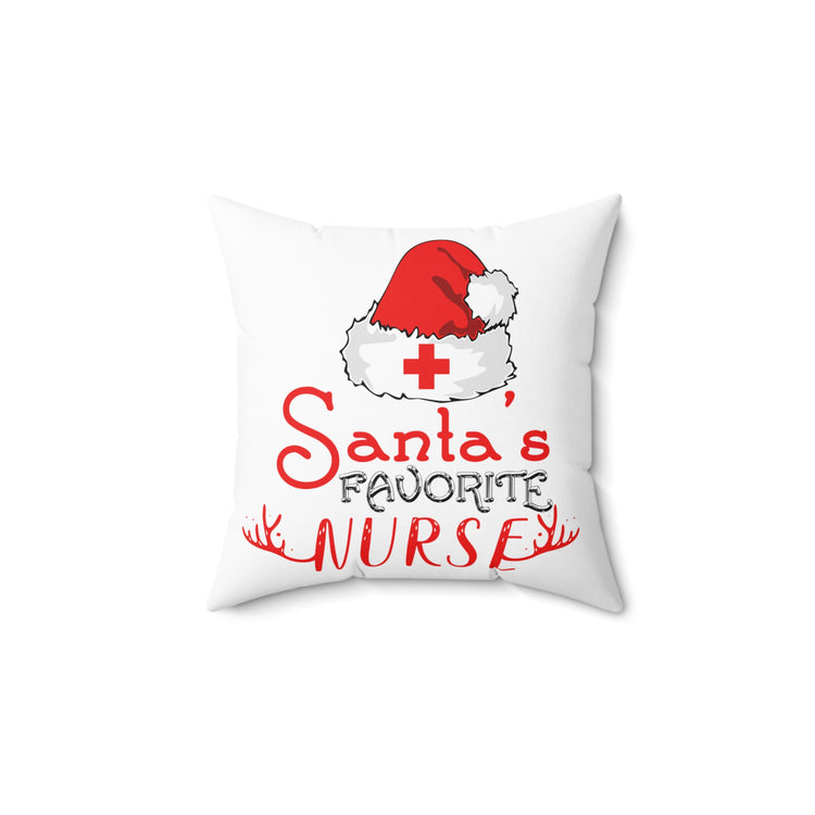 Humorous Christmastide Efforts Mockery Spun Polyester Square Pillow