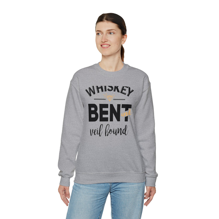 Funny Wedding Veils Entourages Sarcastic Engagement Bridal Puns Unisex Crewneck Sweatshirt