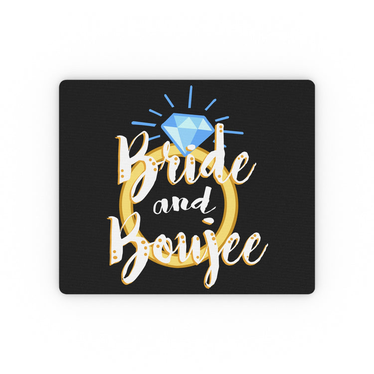 Humorous Drinking Bride Sarcastic Engagement Bridal Saying Rectangular Mouse Pad