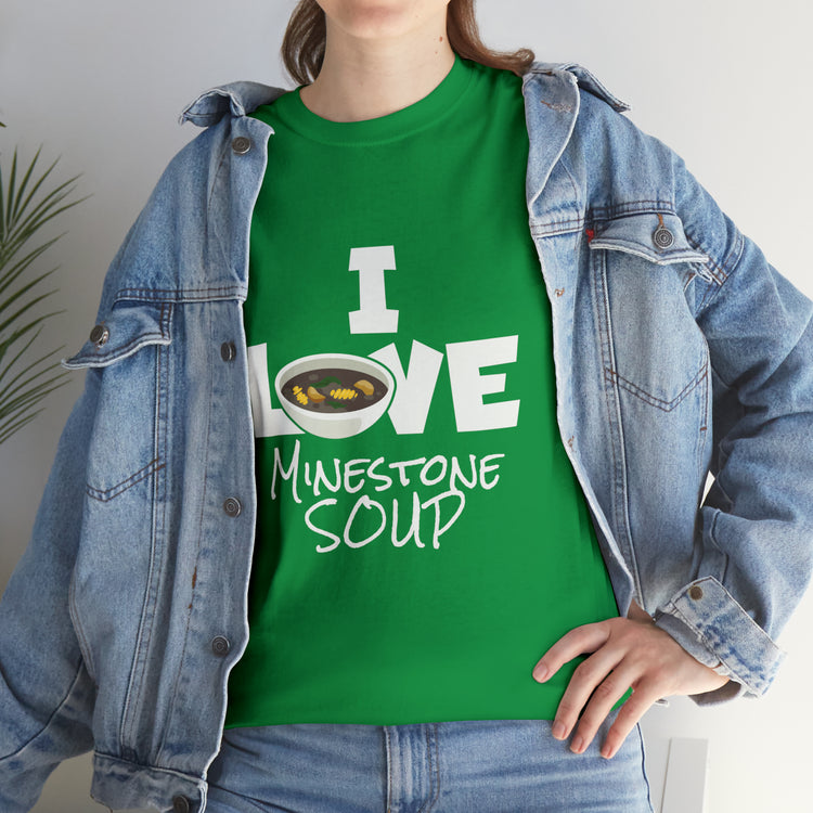 Shirt Funny Minestrone Soups Graphic Foodie Gourmet Homemade Taste Healthy Nutrient T-Shirt Unisex Heavy Cotton Tee