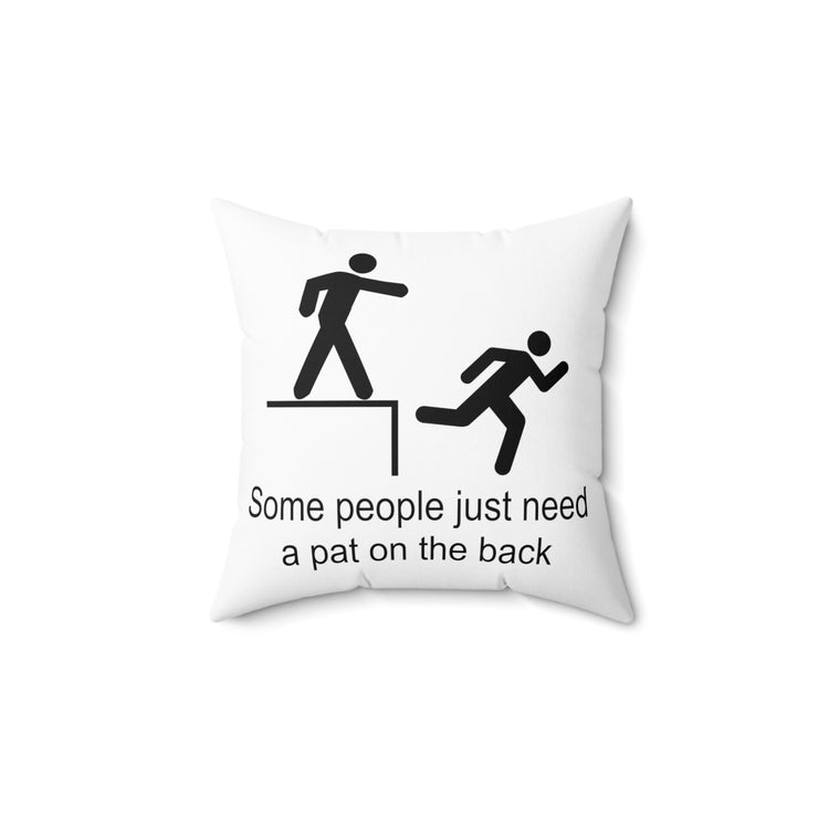 Humorous Introverts Inspirational Statements Motivational Introverted Illustration  Spun Polyester Square Pillow