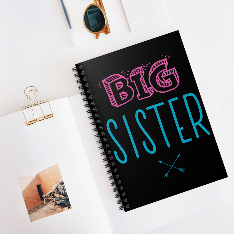 Big Sister Announcement Little Spiral Notebook - Ruled Line