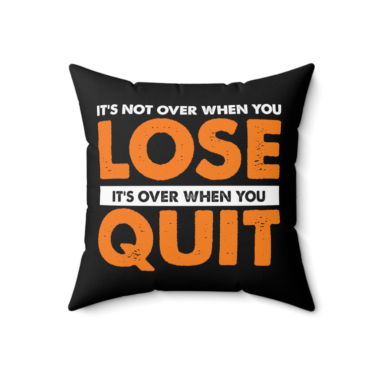 Novelty Inspirational CEO Uplifting Messages Entrepreneurs Spun Polyester Square Pillow