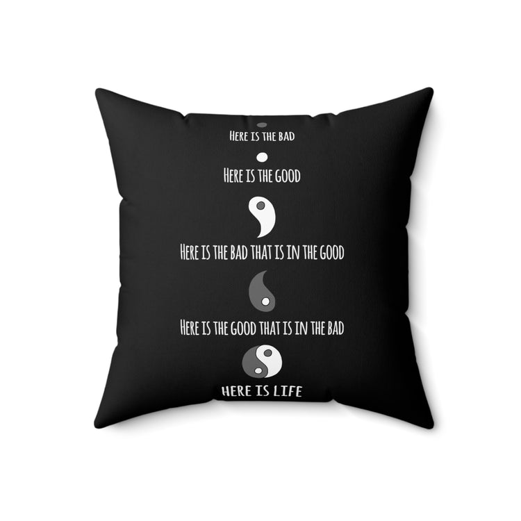 Humorous Meditating Reflexologist Reflexology Pilates Shiatsu Fitness Spun Polyester Square Pillow