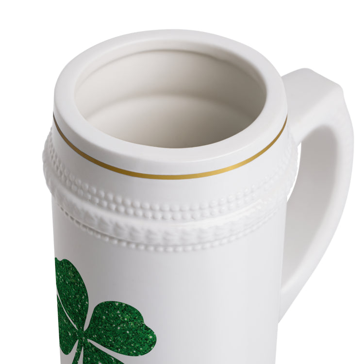 lucky shamrock Beer Stein Mug