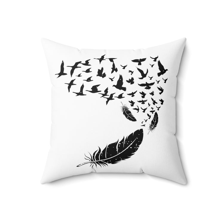 Novelty archaeopteryx Ornithology cockatoo ethnologist Biodiversity Pet Spun Polyester Square Pillow