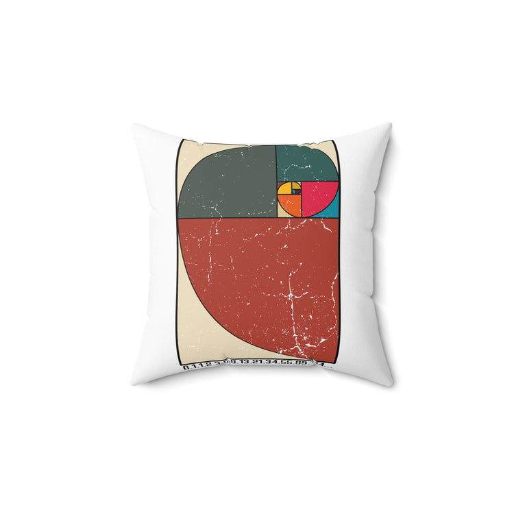 Humorous Mathematics Mathematical Math Geometry Algebra Spun Polyester Square Pillow