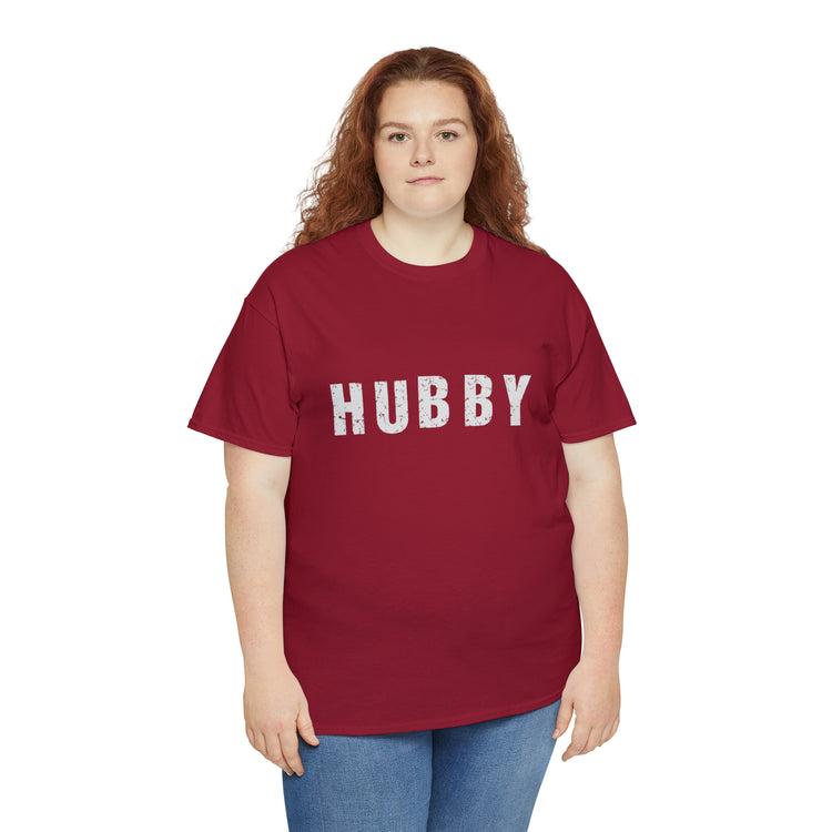 Shirt Funny Hubby Honeymoon Marriage Adventure Spouse Travel T-Shirt Unisex Heavy Cotton Tee