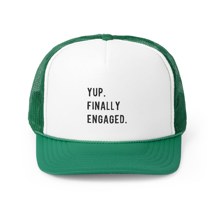 Humorous Matrimonial Engagements Sarcastic Statements Trucker Caps