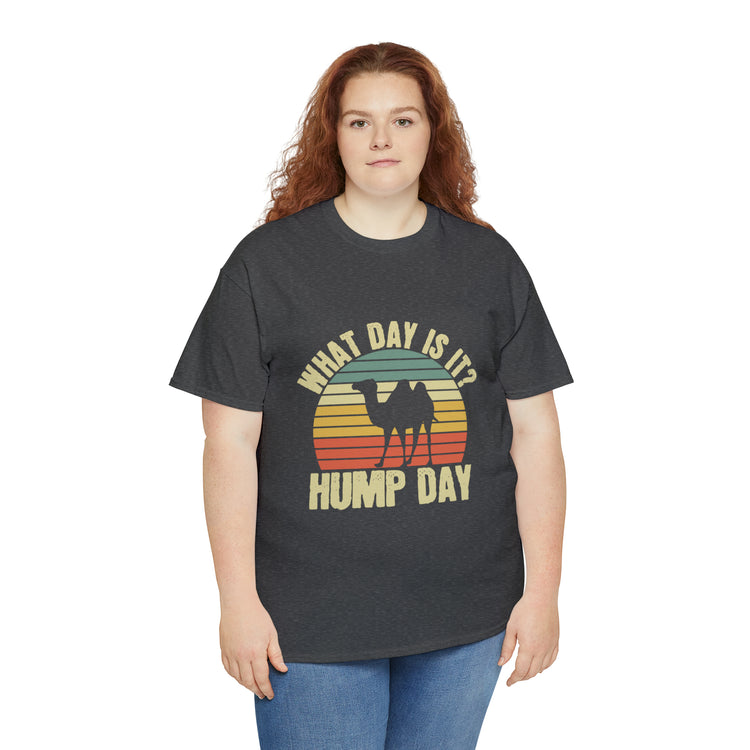 Shirt Funny Vintage Is It Hump Day Week Of Labour Memorable Graphic Nostalgic Classic T-Shirt Unisex Heavy Cotton Tee