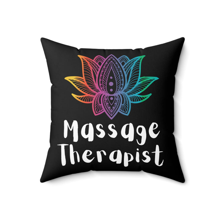 Hilarious Masseuse Physical Therapists Physician Reflexology Practitioner Fan Spun Polyester Square Pillow