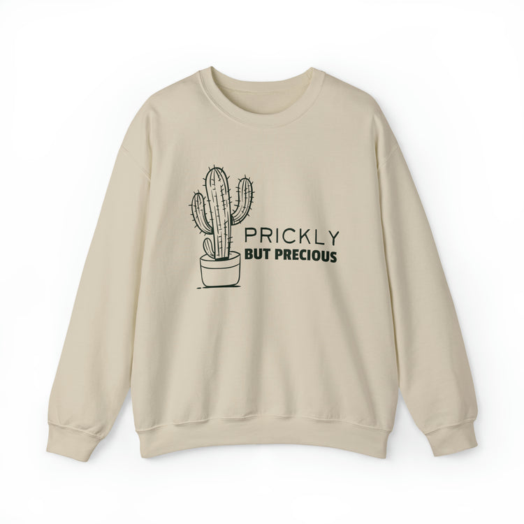 Funny Prideful Sarcastic Introverts Saying Girl Cactus Gag Unisex Crewneck Sweatshirt