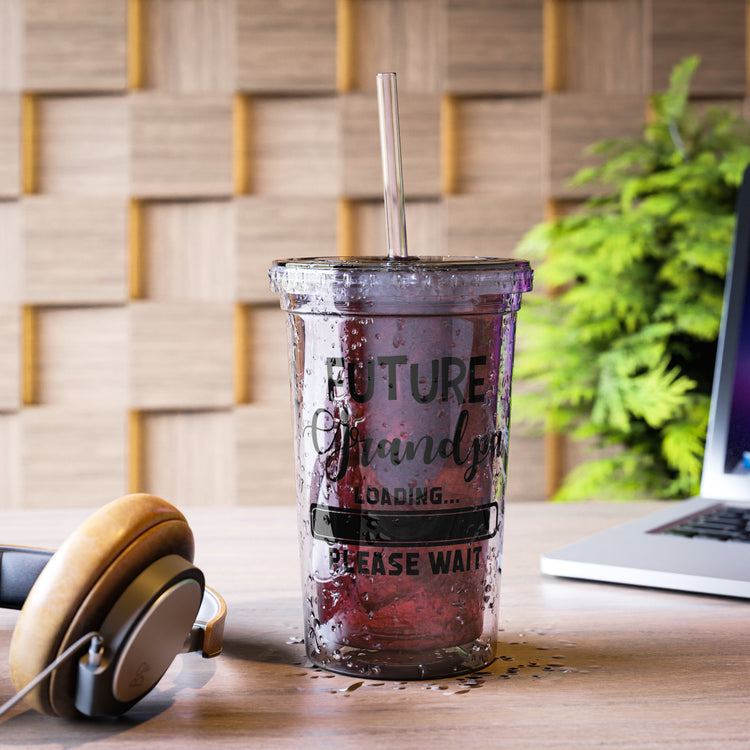 Future Grandpa Loading Please Wait Promoted To New Grandpa Suave Acrylic Cup