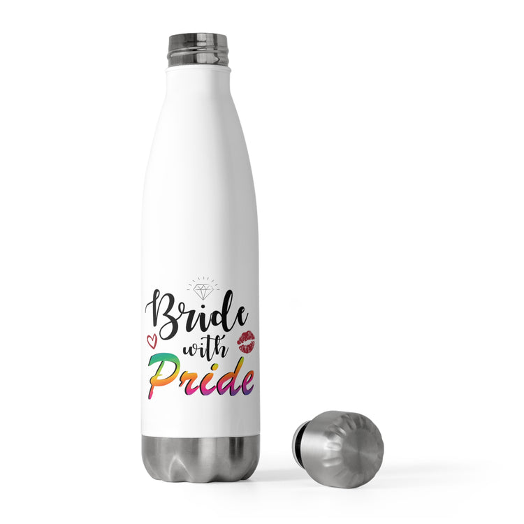 Humorous LGBTQ Bridal Appreciation Statements Graphic Puns  Hilarious Supportive Bridesmaid Illustration Quote 20oz Insulated Bottle