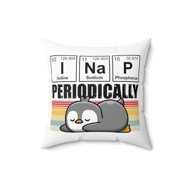 Humorous Introverts Sleeping Enthusiasts Graphic Mockeries Spun Polyester Square Pillow