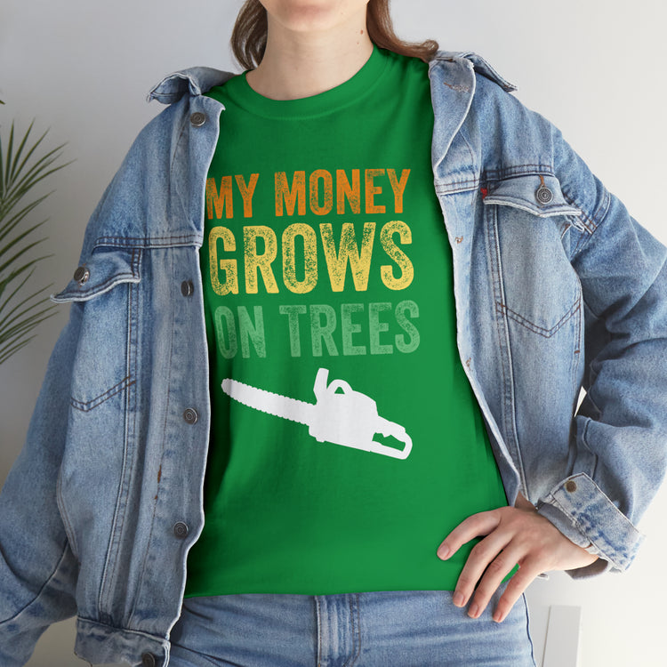 Shirt Funny Loggers Woodworker Logger  Carpenter Lumberjack DIY T-Shirt Unisex Heavy Cotton Tee