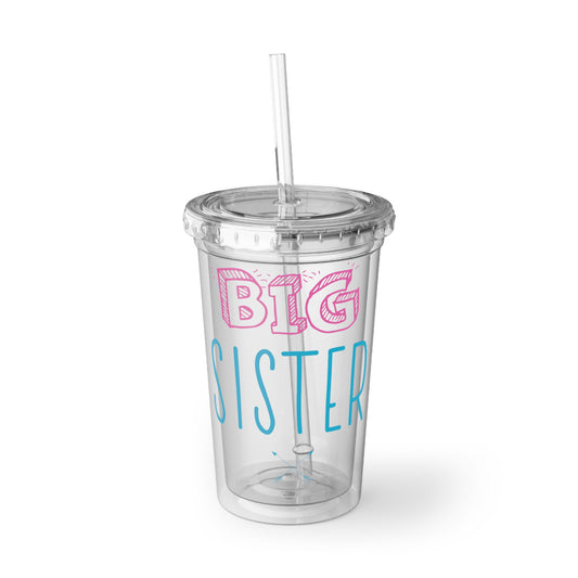Big Sister Announcement Little Suave Acrylic Cup
