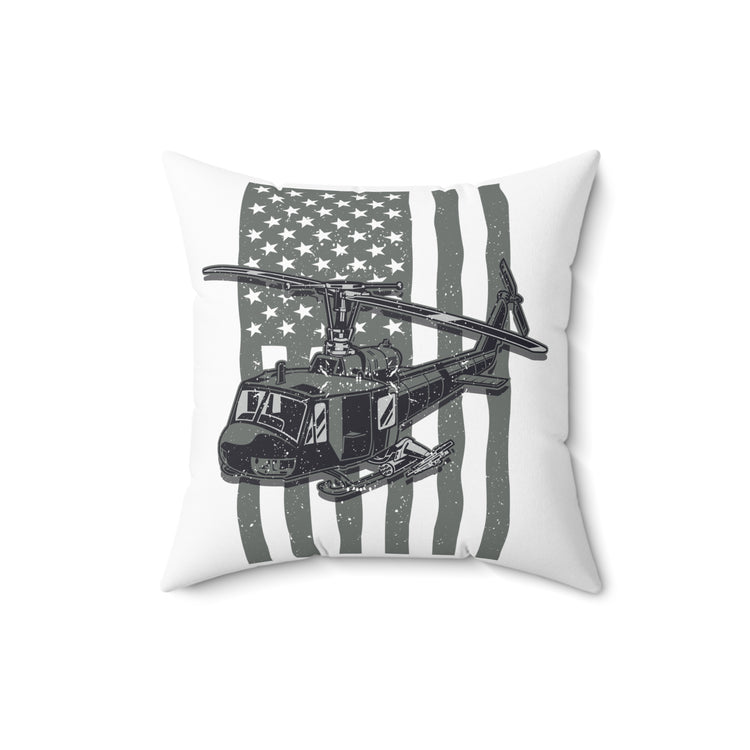 Hilarious Nationalism Patriotism Armed Forces Air-Cushion Spun Polyester Square Pillow