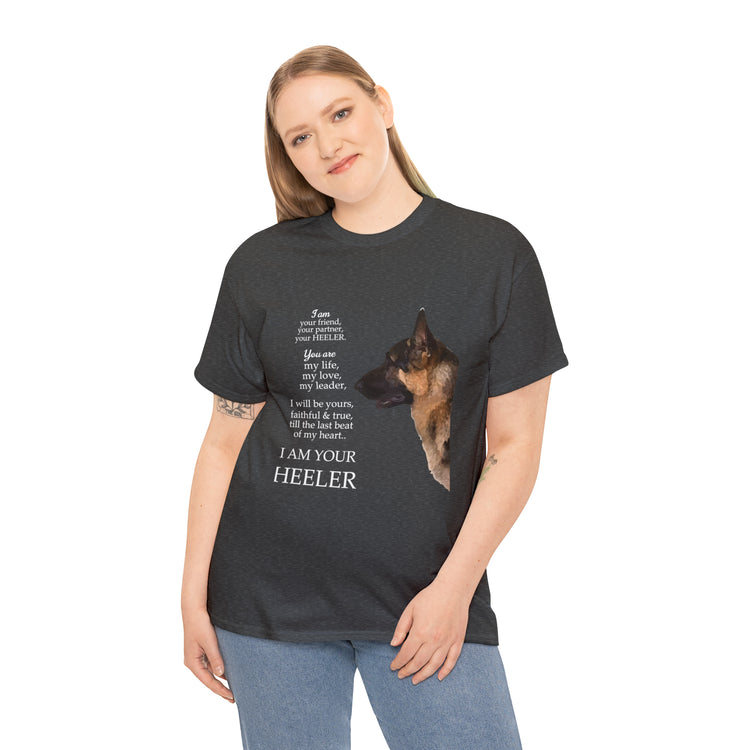 Shirt Funny I'm Your Friend & Heeler Dog Lover Pet Owner Canine T-Shirt Unisex Heavy Cotton Tee