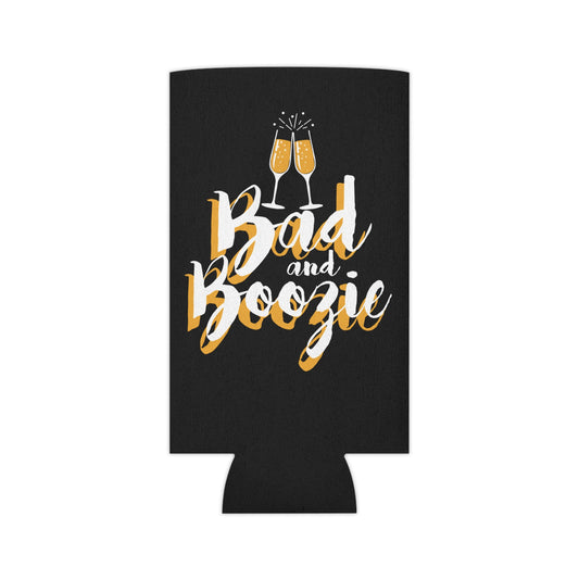 Bad and Boozie Engagement Shirts Wifey Shirt Bridesmaid Bridal Shower Can Cooler