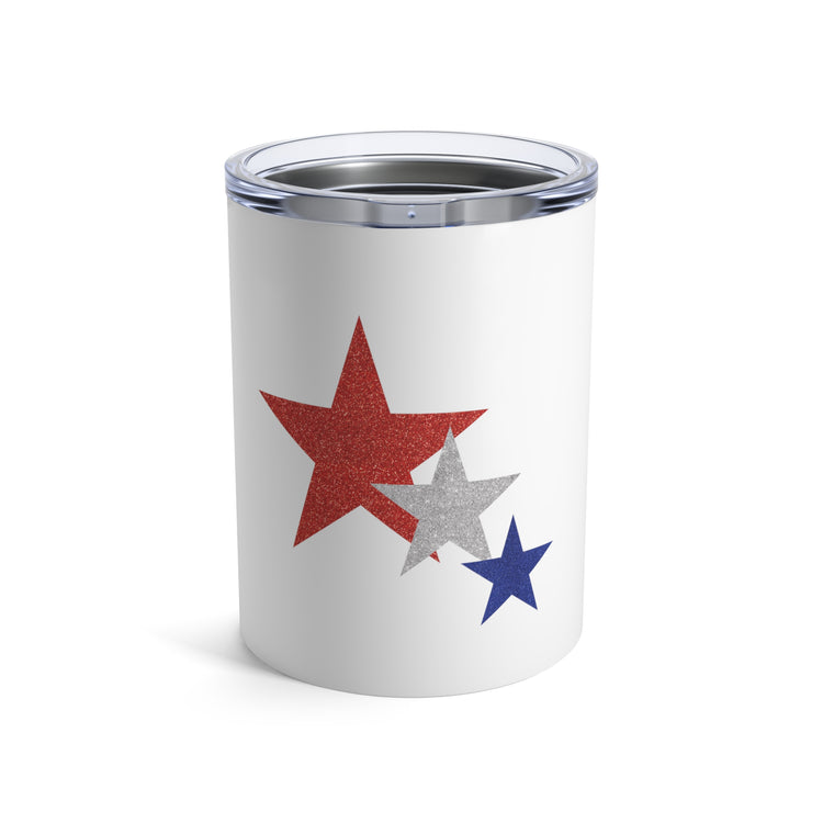 Three Stars Fourth Of July Tumbler 10oz