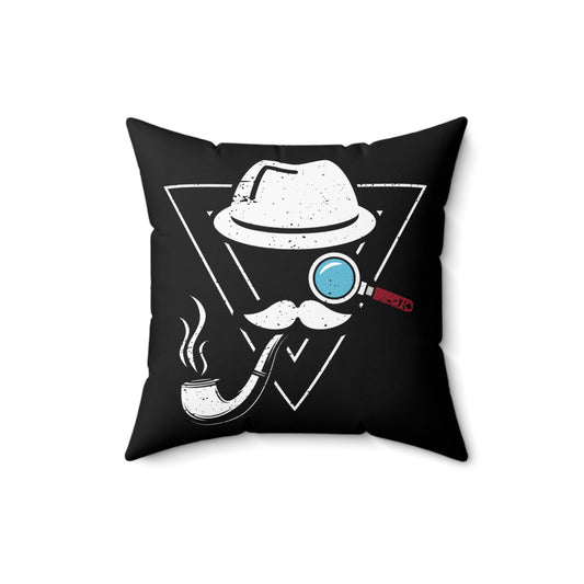 Funny Investigating Reporters Inspectors Humorous Investigators Gag Spun Polyester Square Pillow