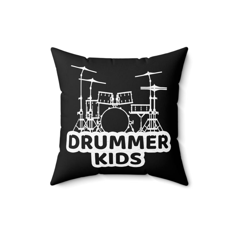 Hilarious Percussionist fan Instrumentalist Bassist Rhythmist Spun Polyester Square Pillow