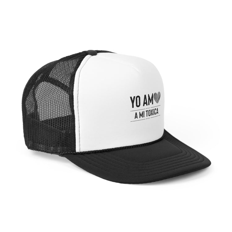 Hilarious Yo Am A Mi Toxica Relationship Valentines Loving Toxicity Trucker Caps