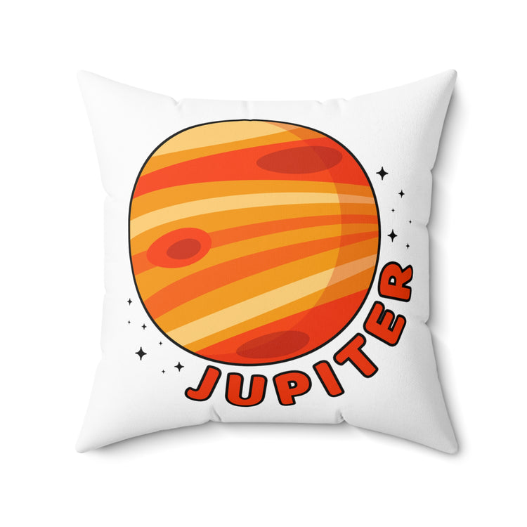 Humorous Interstellar Aerospace Hydrogen Spaceman Galaxies Spun Polyester Square Pillow