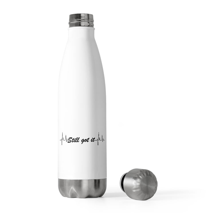 Hilarious Recovering Heartbeats Relieved Mockery Graphic 20oz Insulated Bottle