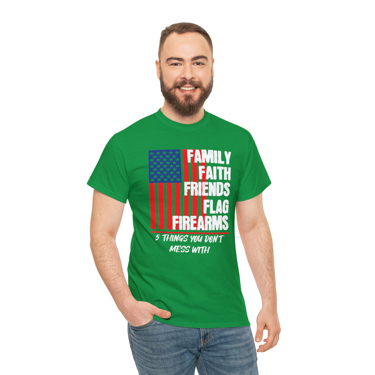 Shirt Vintage Families Faith Friends Servicemen Military Novelty Support Honor Patriotic T-Shirt Unisex Heavy Cotton Tee