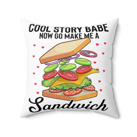 Humorous Boringly Told Stories Sarcastic Introvert Spun Polyester Square Pillow