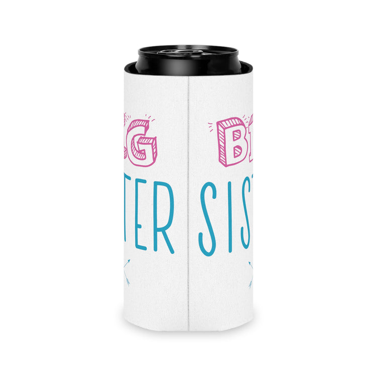 Big Sister Announcement Little Can Cooler