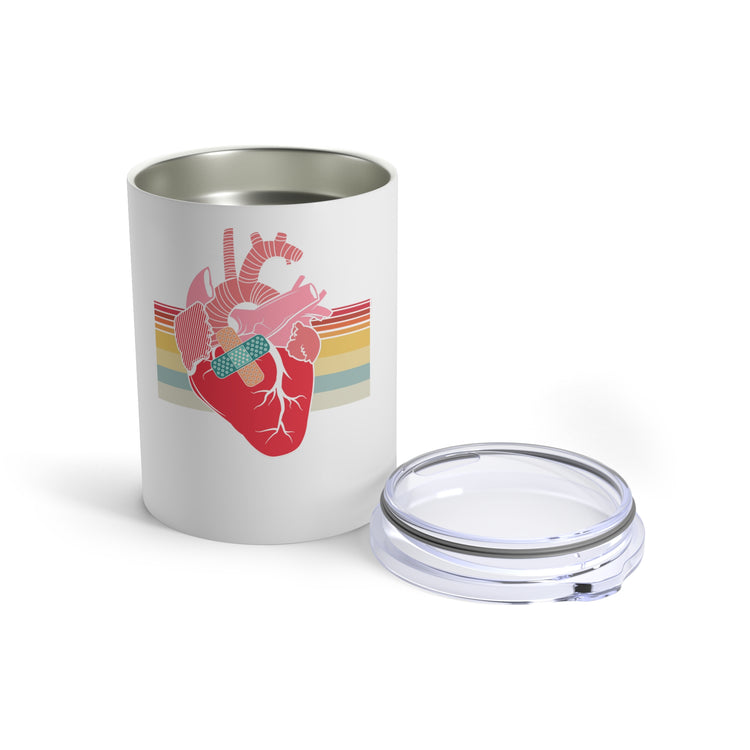 Novelty Factory Refurbished Hearts Recovering Patients Puns Humorous Surgery Transplants Recuperating Sayings Tumbler 10oz