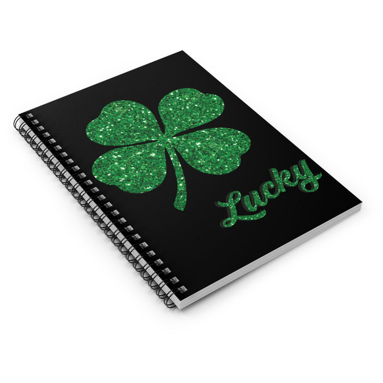 lucky shamrock Spiral Notebook - Ruled Line